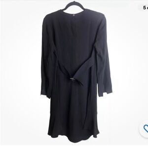 Like New A.L.C. Black Long Sleeve Buckled Mini Dress